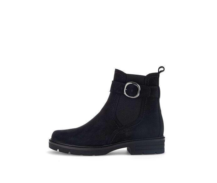 Gabor Chelsea Boot Schwarz - Rauleder