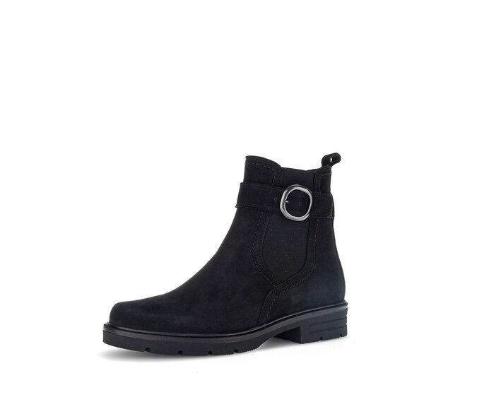 Gabor Chelsea Boot Schwarz - Rauleder