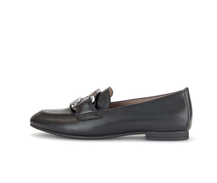 Gabor Slipper Schwarz - Glattleder