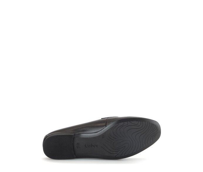 Gabor Slipper Schwarz - Glattleder