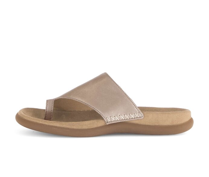 Gabor Zehentrenner Beige - Effektleder