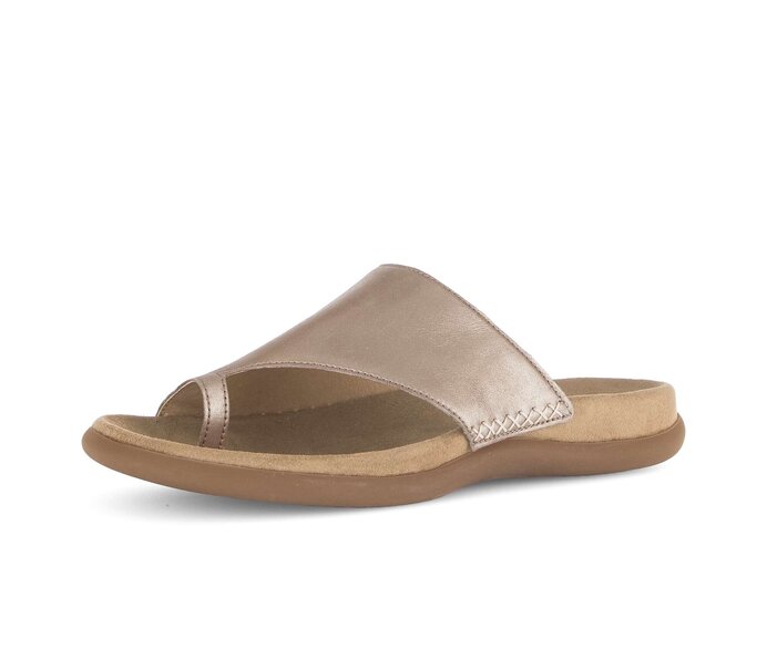Gabor Zehentrenner Beige - Effektleder