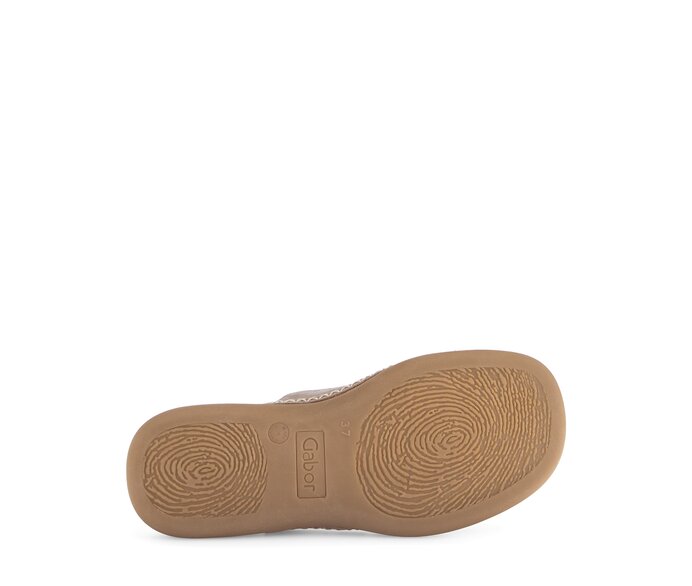 Gabor Zehentrenner Beige - Effektleder