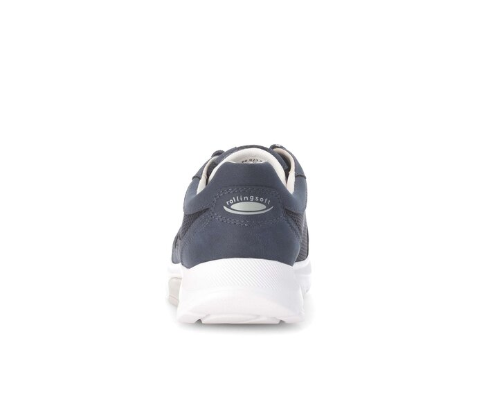 Gabor Sneaker Low Blau - Materialmix Lederimitat