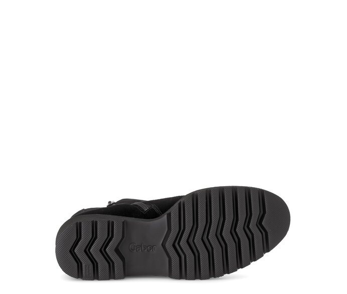 Gabor Chelsea Boot Schwarz - Rauleder