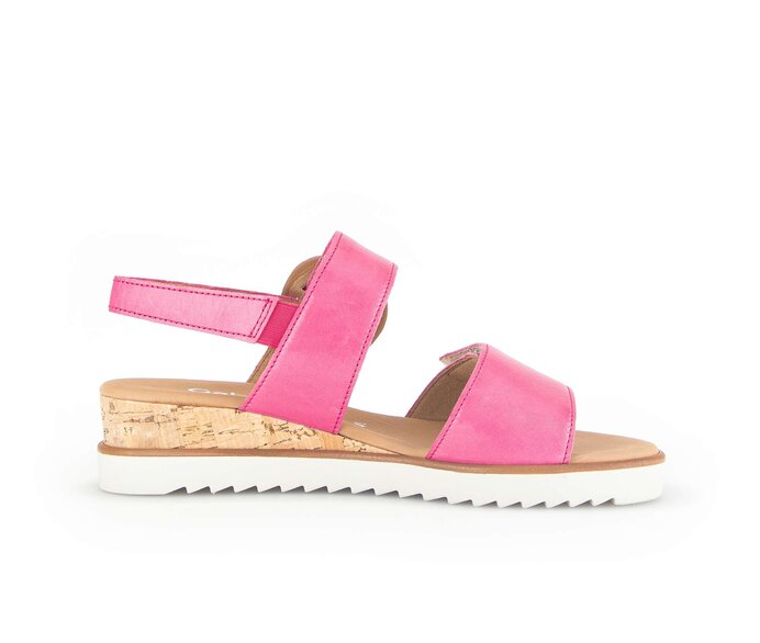 Gabor Keilsandalette Pink - Glattleder