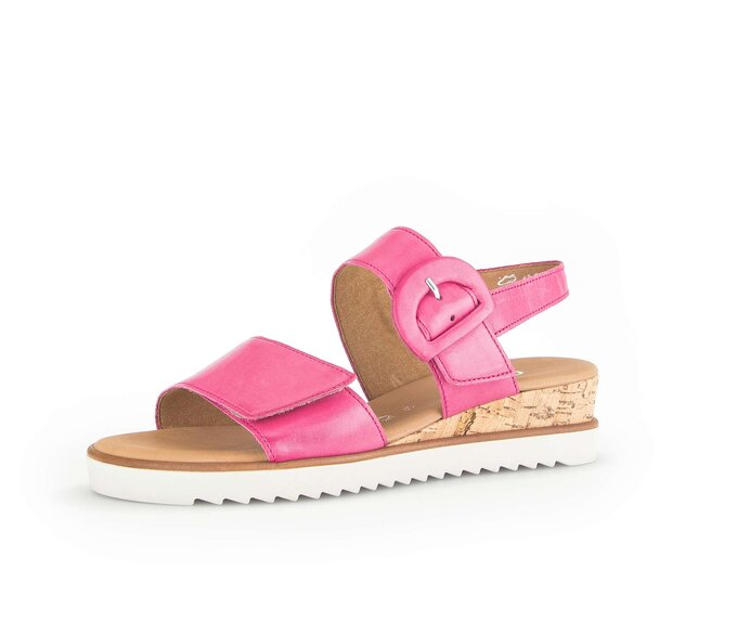 Gabor Keilsandalette Pink - Glattleder