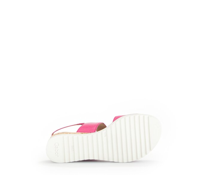Gabor Keilsandalette Pink - Glattleder