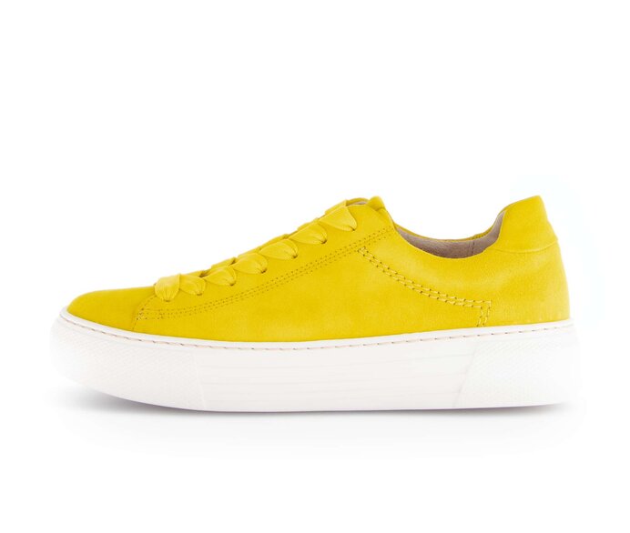 Gabor Sneaker Low Gelb - Rauleder