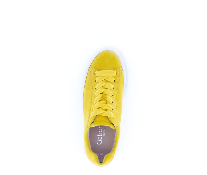 Gabor Sneaker Low Gelb - Rauleder