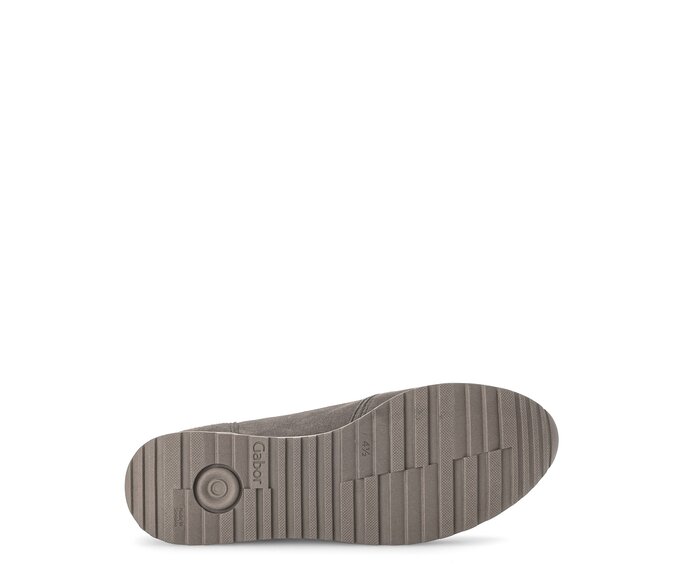 Gabor Sneaker Low Grau - Materialmix Leder