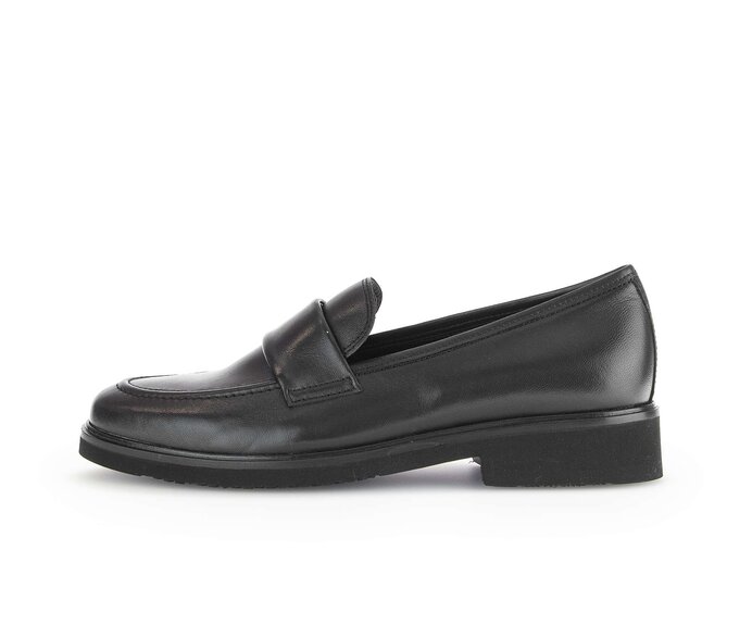 Gabor Slipper Schwarz - Glattleder