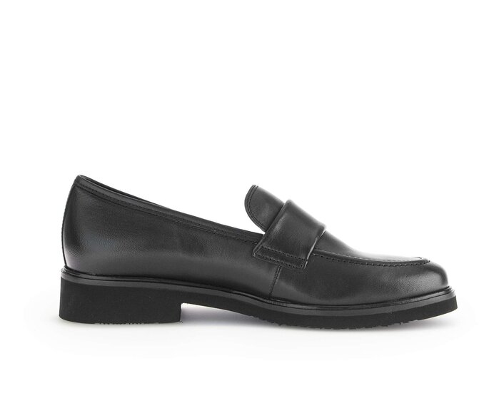 Gabor Slipper Schwarz - Glattleder