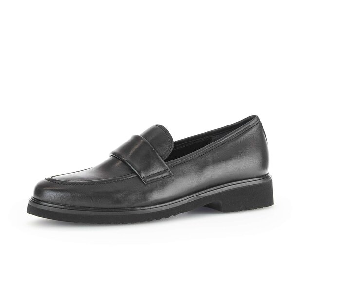 Gabor Slipper Schwarz - Glattleder
