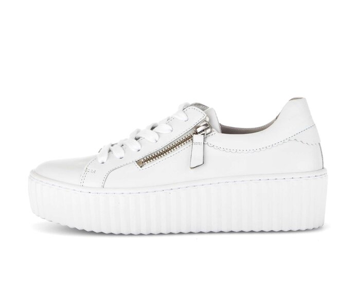 Gabor Sneaker Low Weiß - Glattleder