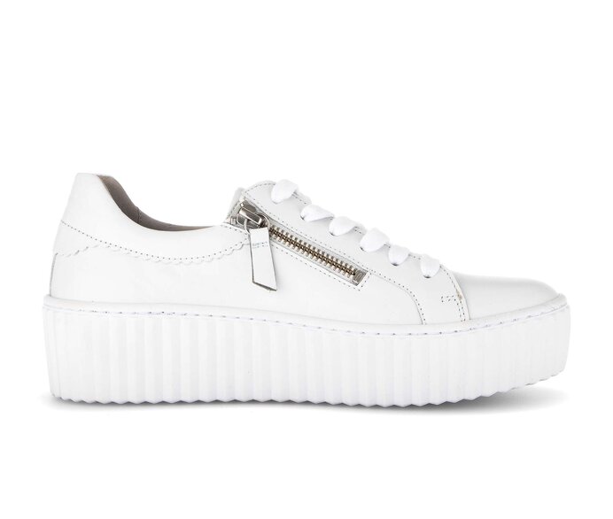 Gabor Sneaker Low Weiß - Glattleder