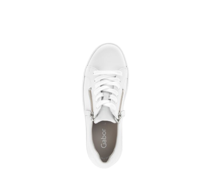 Gabor Sneaker Low Weiß - Glattleder