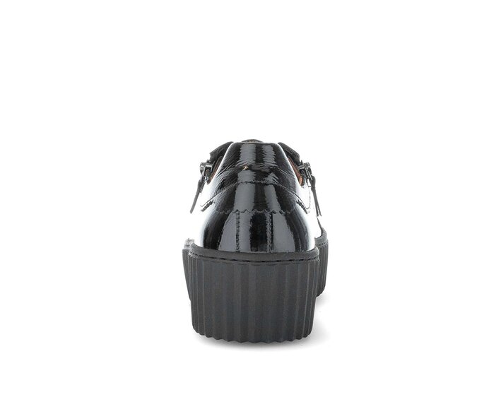 Gabor Sneaker Low Schwarz - Lackleder