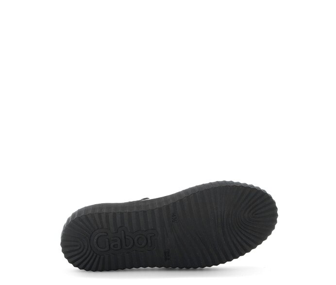 Gabor Sneaker Low Schwarz - Lackleder