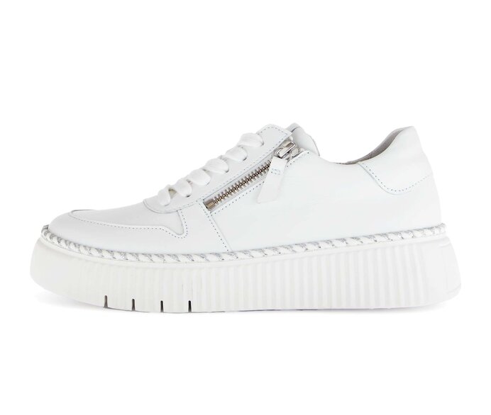 Gabor Sneaker Low Weiß - Glattleder