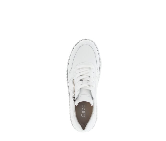 Gabor Sneaker Low Weiß - Glattleder