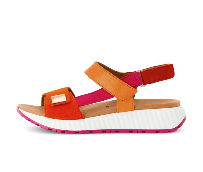 Gabor Riemchensandale Multicolour - Materialmix Leder