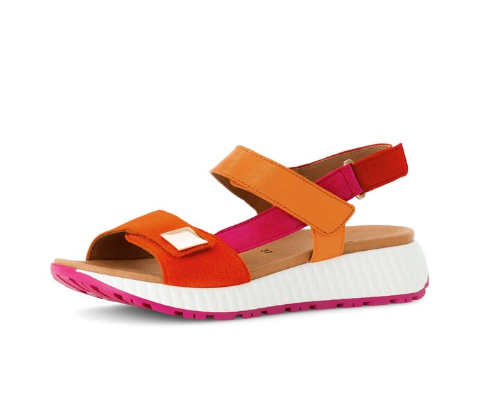 Gabor Riemchensandale Multicolour - Materialmix Leder