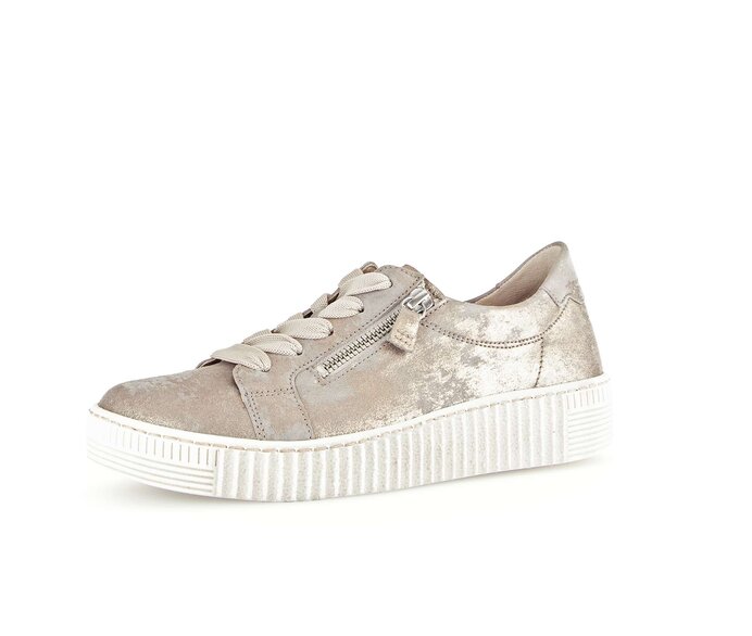 Gabor Sneaker Low Beige - Effektleder