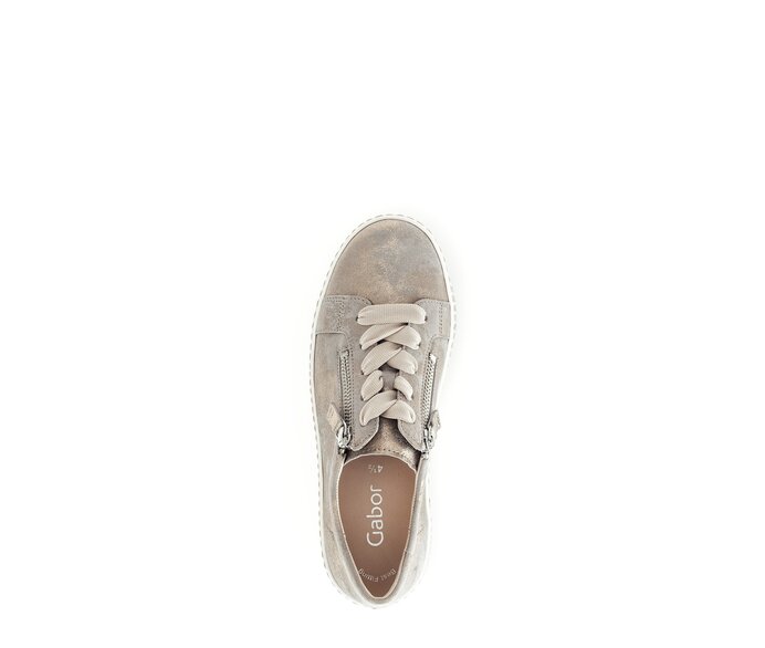 Gabor Sneaker Low Beige - Effektleder