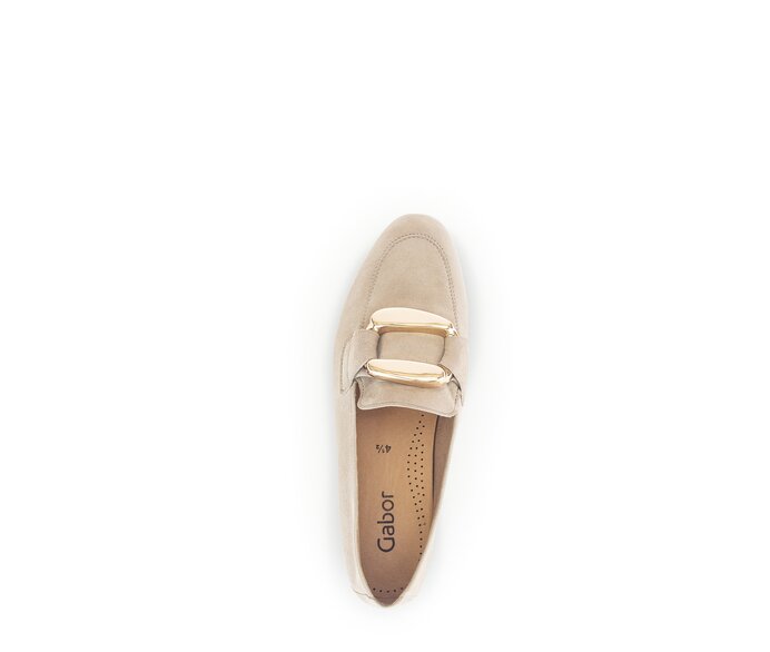 Gabor Slipper Beige - Rauleder
