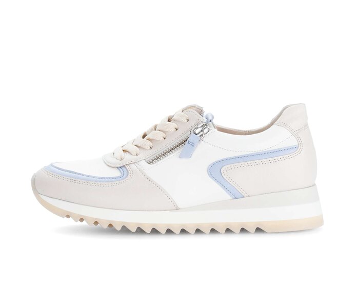 Gabor Sneaker Low Beige - Glattleder