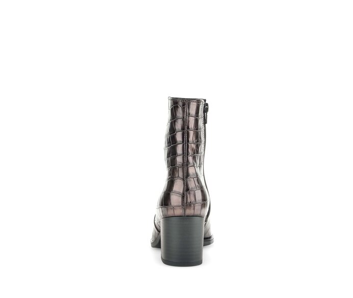 Gabor Elegante Stiefelette Bronze - Leder Reptiloptik