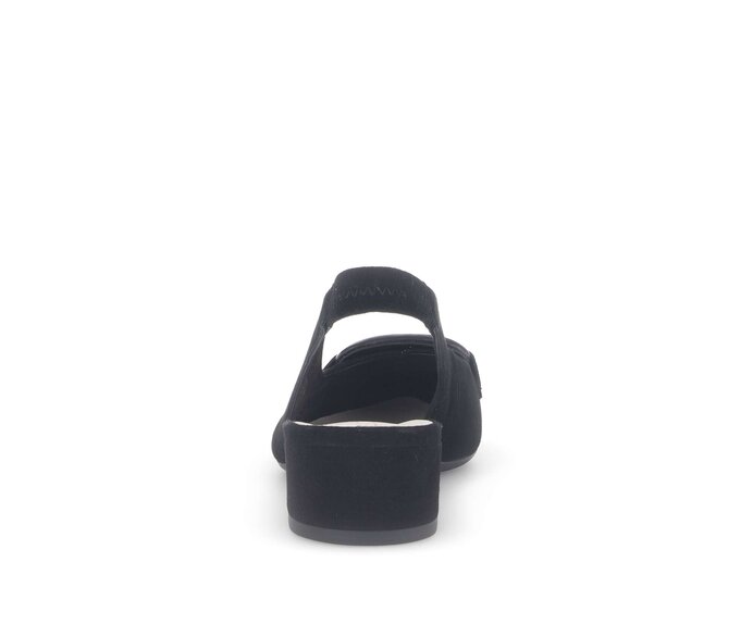 Gabor Slingpumps Schwarz - Rauleder