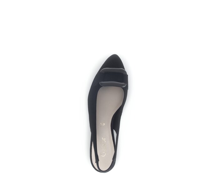 Gabor Slingpumps Schwarz - Rauleder