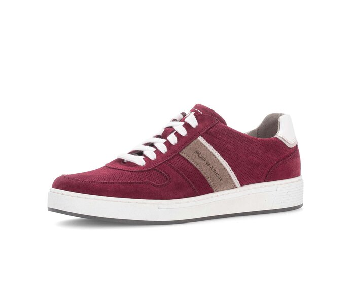 Pius Gabor Sneaker Low Rot - Rauleder