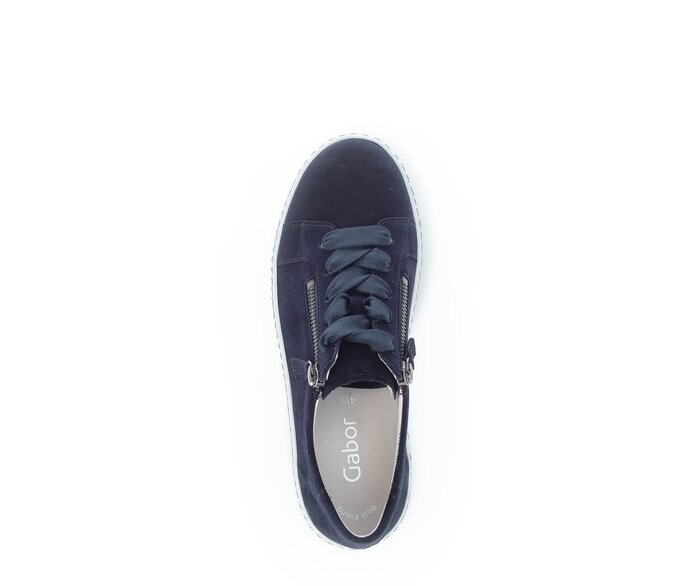 Gabor Sneaker Low Blau - Rauleder