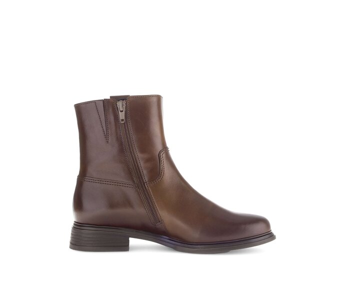 Gabor Elegante Stiefelette Braun - Glattleder