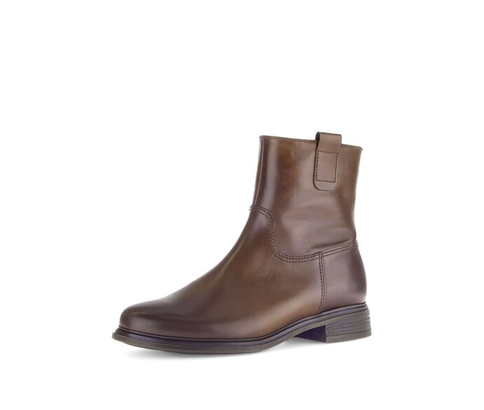 Gabor Elegante Stiefelette Braun - Glattleder