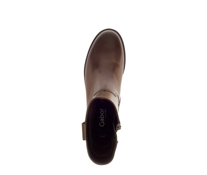 Gabor Elegante Stiefelette Braun - Glattleder