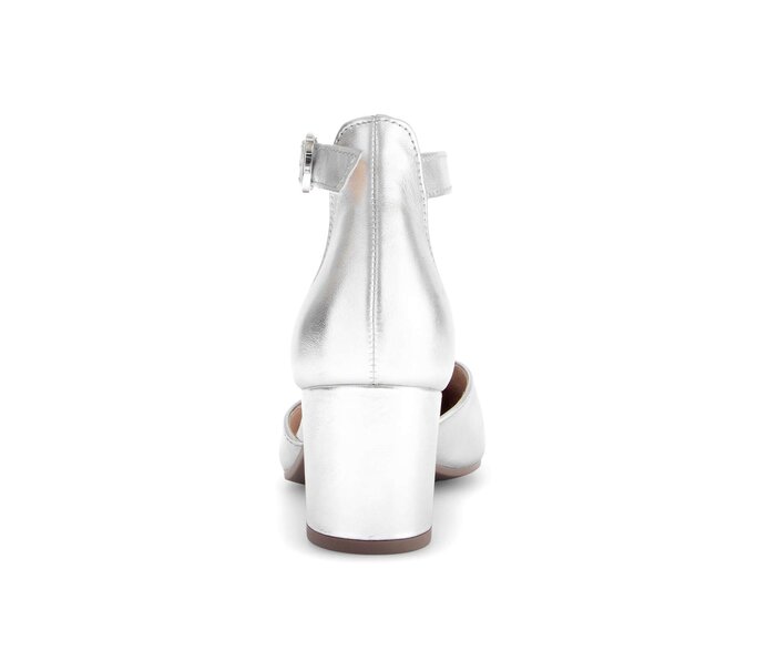 Gabor Spangenpumps Silber - Effektleder