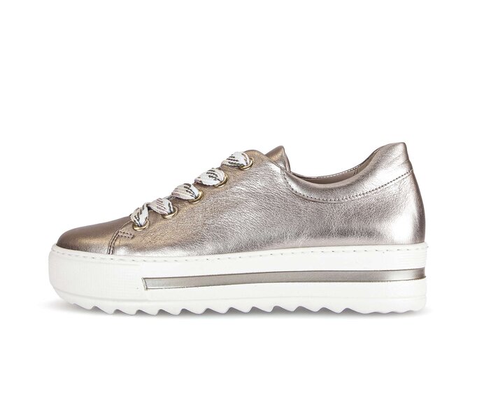 Gabor Sneaker Low Gold - Effektleder