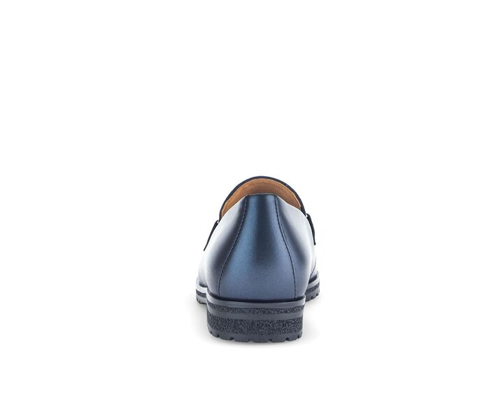 Gabor Slipper Blau - Materialmix Leder