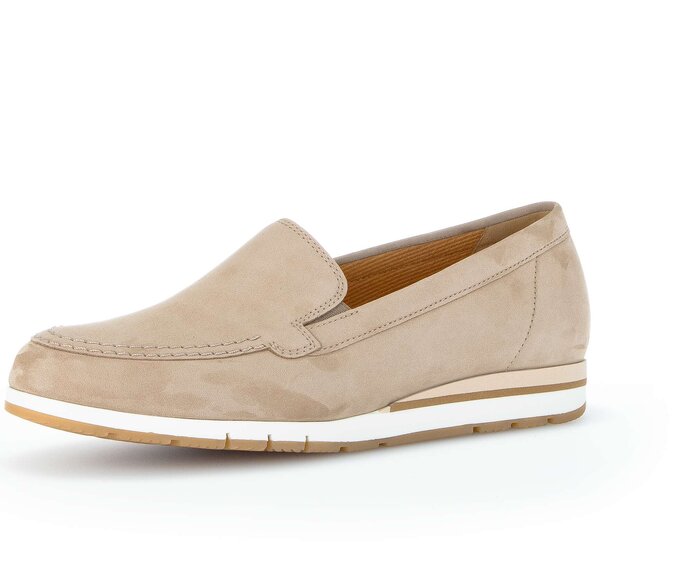 Gabor Slipper Beige - Rauleder