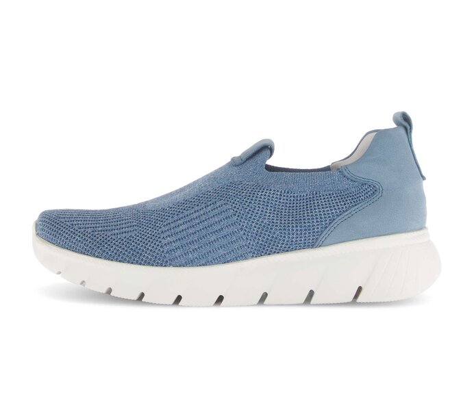 Gabor Sneaker Low Blau - Materialmix Leder/Lederimitat