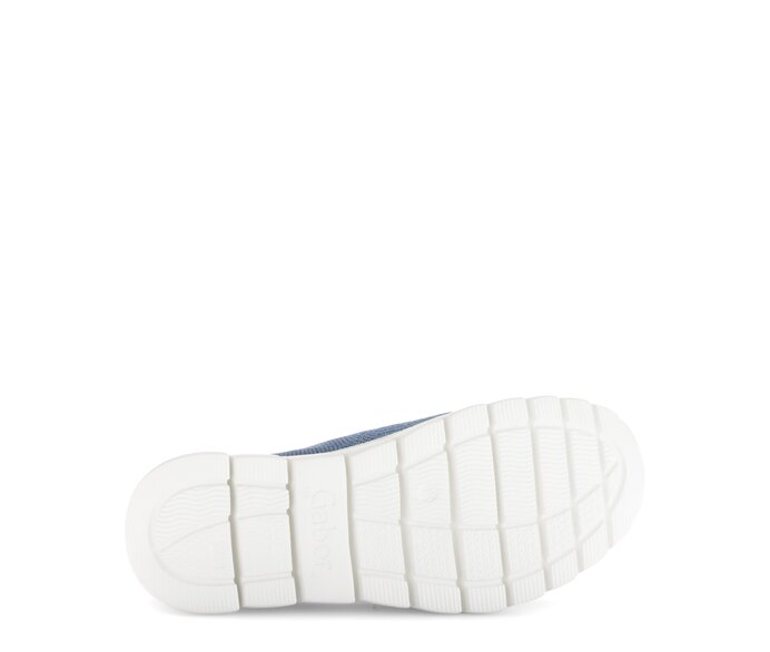 Gabor Sneaker Low Blau - Materialmix Leder/Lederimitat