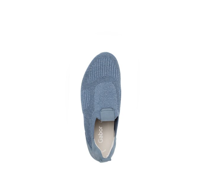 Gabor Sneaker Low Blau - Materialmix Leder/Lederimitat