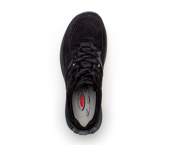 Gabor Sneaker Low Schwarz - Rauleder