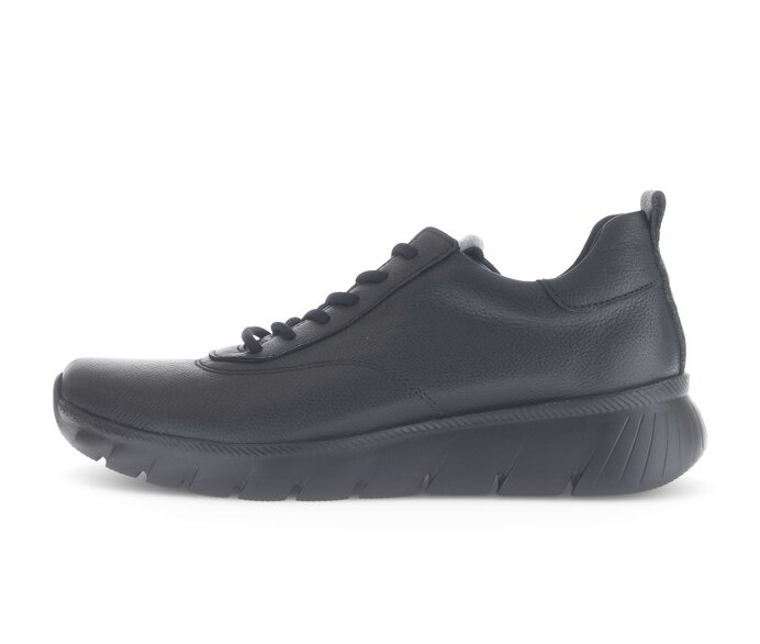 Gabor Sneaker Low Schwarz - Glattleder
