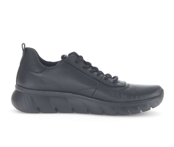 Gabor Sneaker Low Schwarz - Glattleder