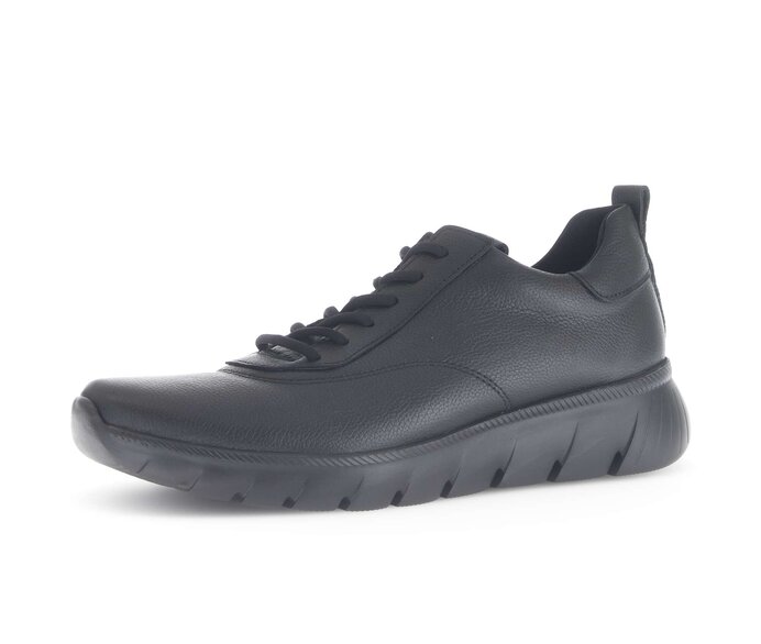Gabor Sneaker Low Schwarz - Glattleder